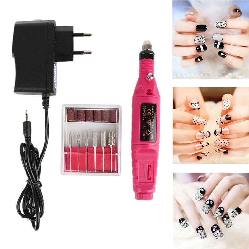 Manicure Electric Mini Drill Engraver Pen DIY Engraving Machine, Nail Decoration 02